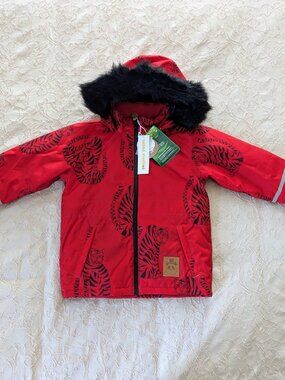 BNWT! MINI RODINI K2 3-5Y 104/110 Tiger Parka